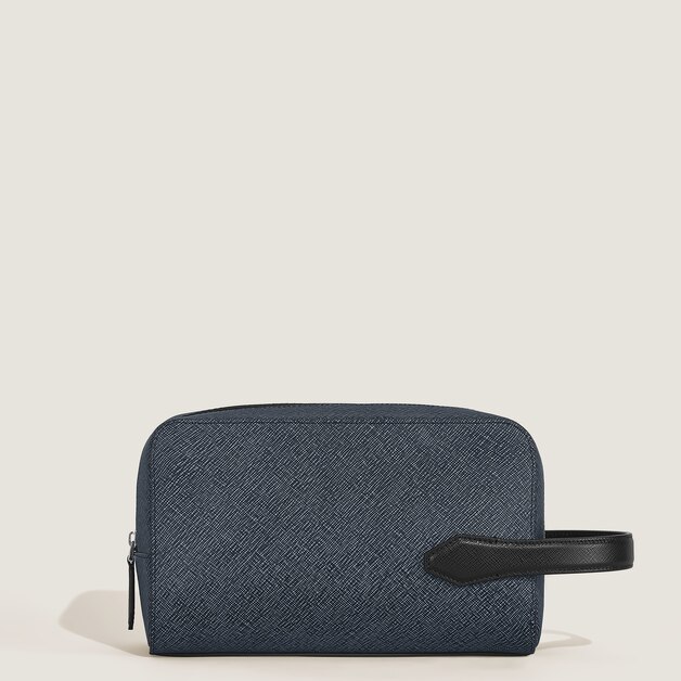 Wash Bag in Sartorial Leather - 3