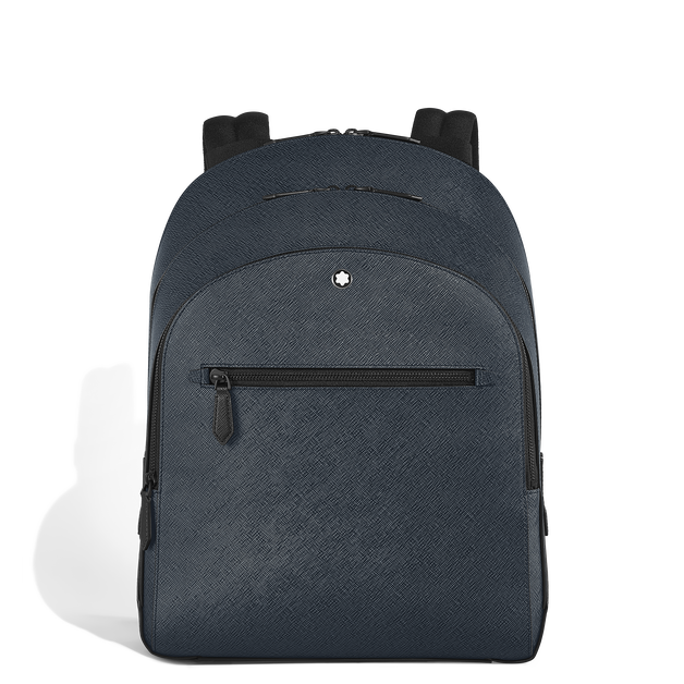 Sac &agrave; Dos Moyen Mod&egrave;le avec 3 Compartiments en Cuir Sartorial - 1