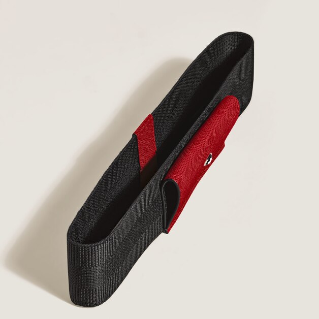 1-Pen Loop with Elastic Band in Sartorial Leather - 3