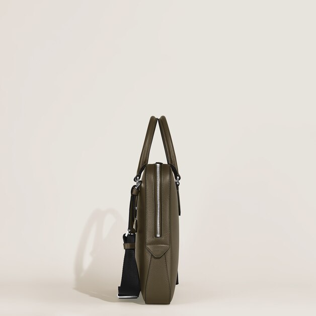 Thin Briefcase in Sartorial Leather - 5