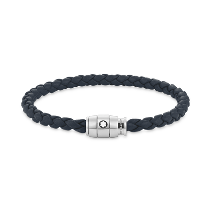 Bracelet Medium, Soft Leather, Avio Blue