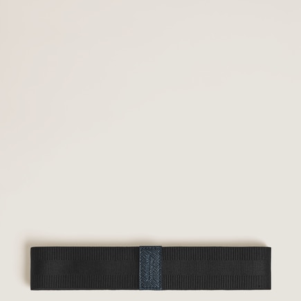 1-Pen Loop with Elastic Band in Sartorial Leather