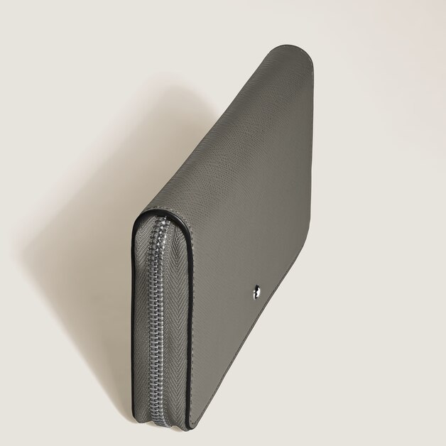 Cartera Continental para 12 Tarjetas con Cremallera de Piel Sartorial - 5