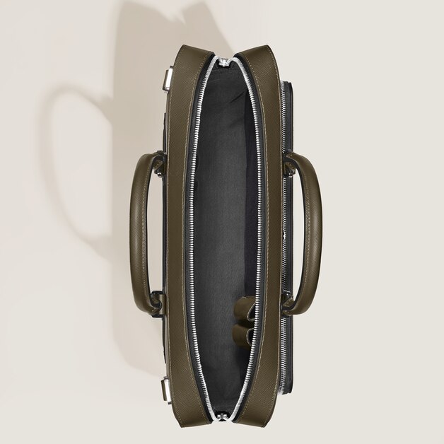 حقيبة مستندات متوسّطة مع جيب من جلد سارتوريال - 6