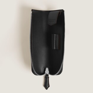 1 Pen Pouch with zip in Sartorial Leather