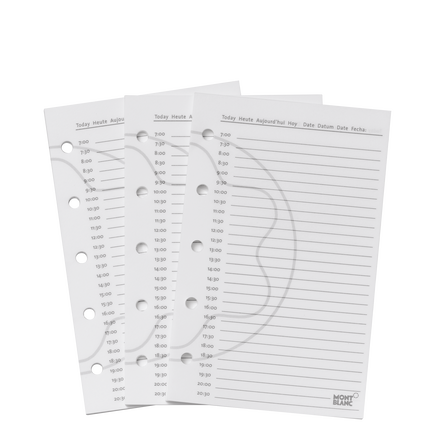 Petites Feuilles, Pages de Journalier