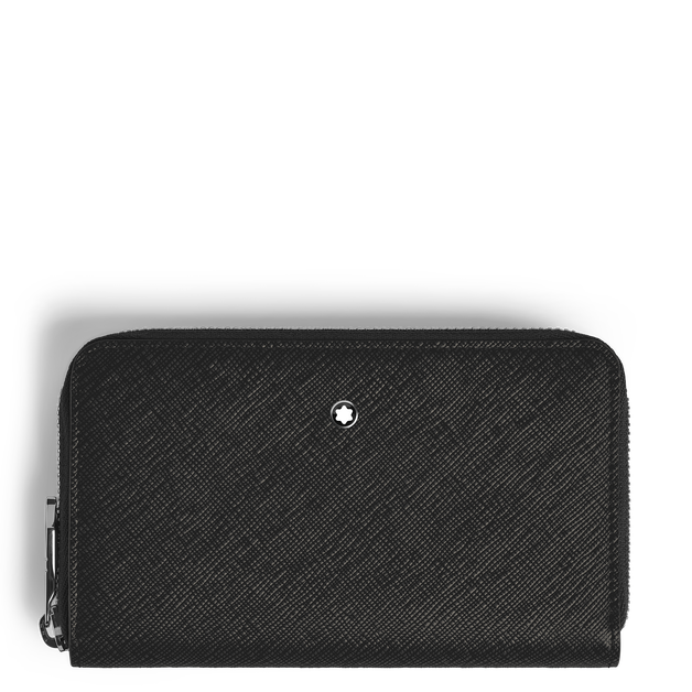 Sartorial medium wallet 12cc with zip - 1