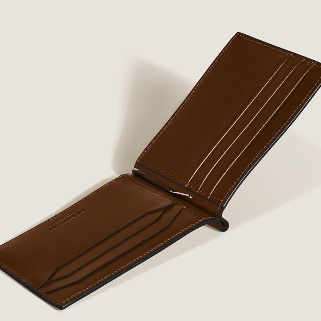 Wallet 6cc with Money Clip in Meisterstück Sfumato Leather - 4