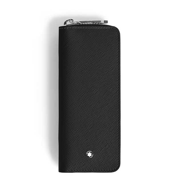 &Eacute;tui pour 2&nbsp;Instruments d'&Eacute;criture Zipp&eacute; en Cuir Sartorial - 1