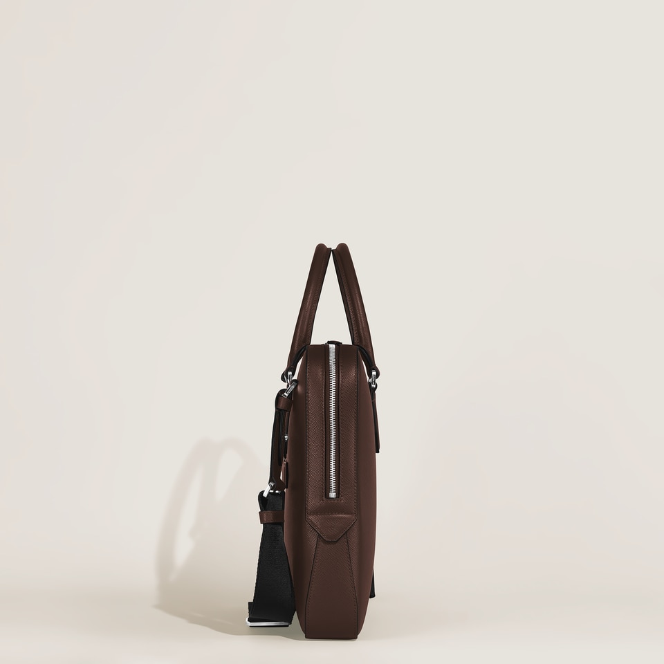 Thin Briefcase in Sartorial Leather - 5