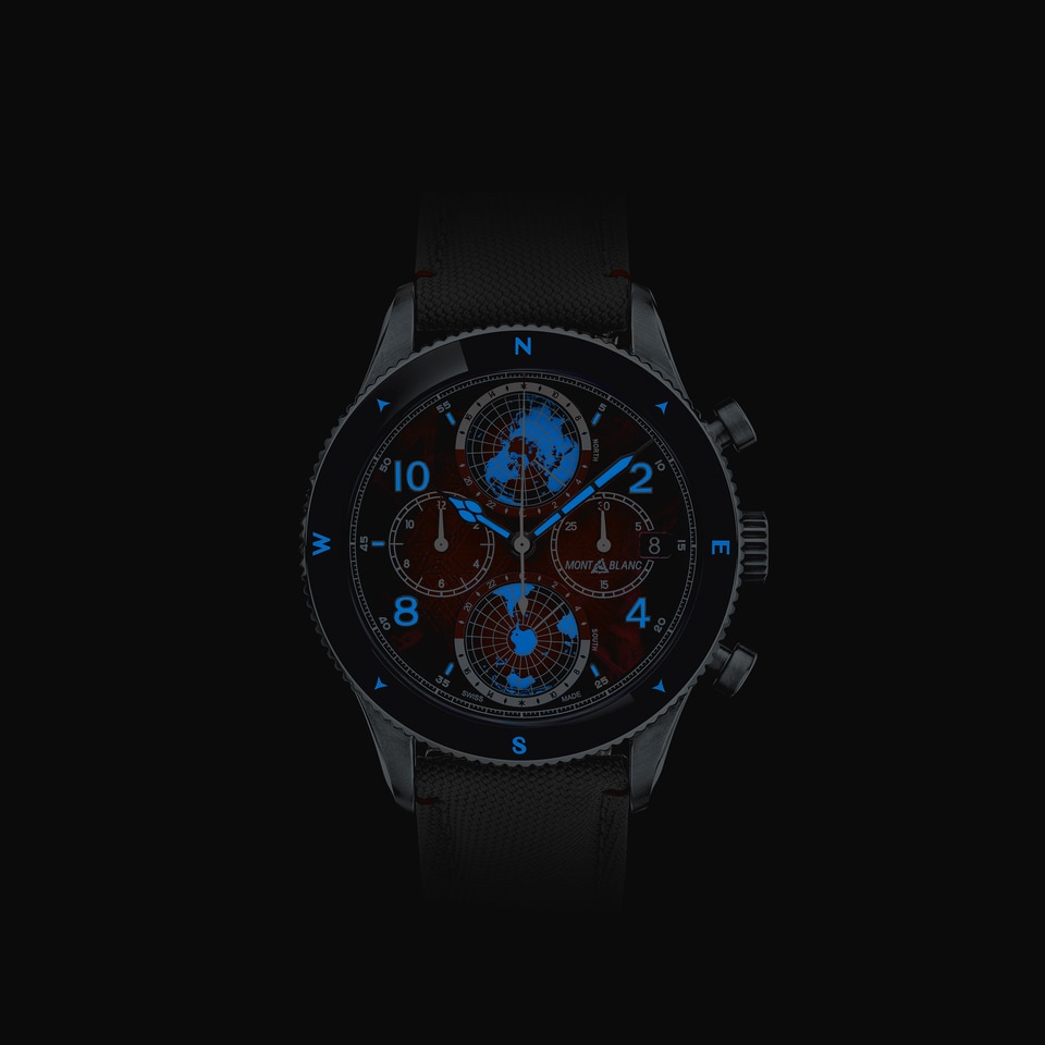 Montblanc 1858 Geosphere Chronograph 0 Oxygen Limited Edition - 290 pieces - 5