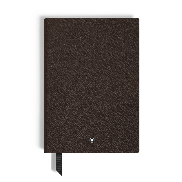 Medium Notebook in Grain Leather, Lined Pages - 1