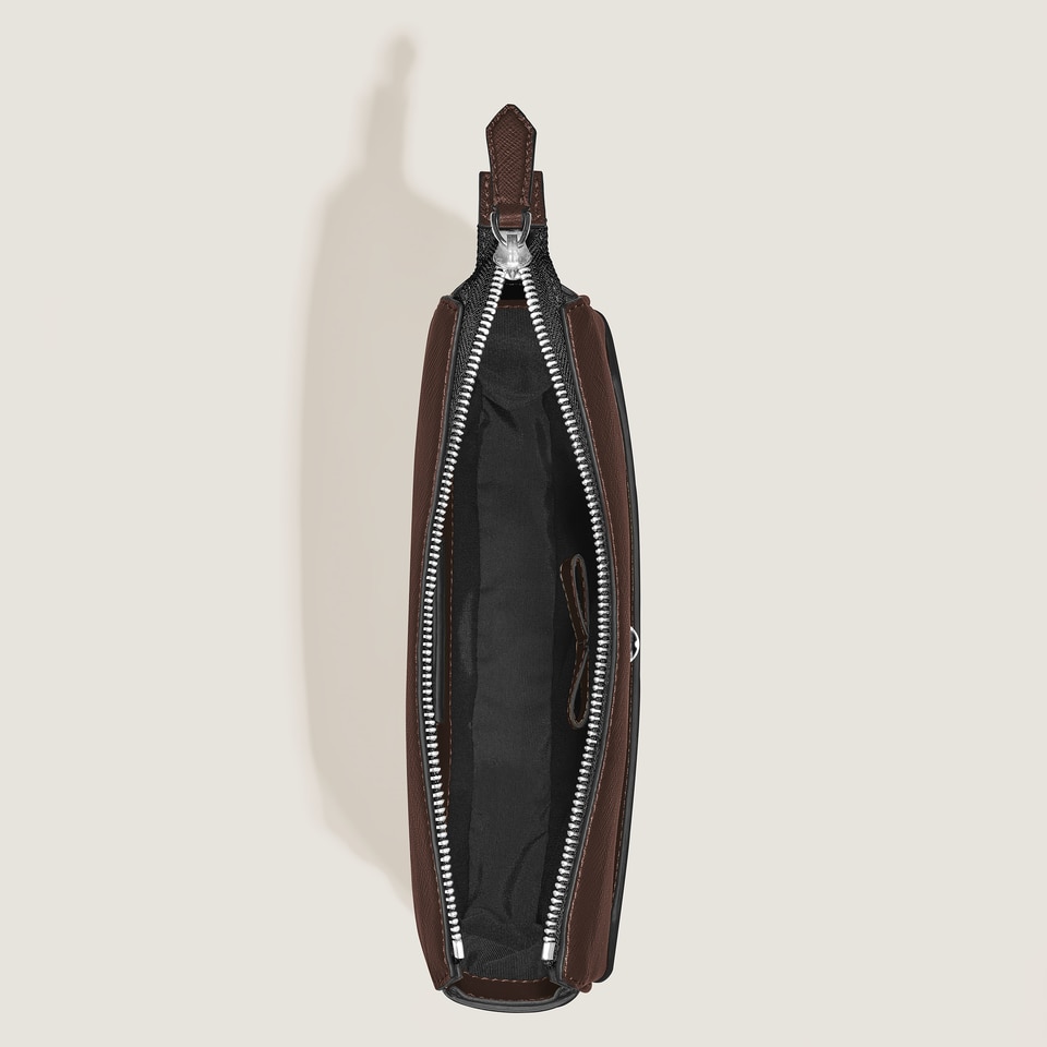 Vertical Belt Messenger Bag in Sartorial Leather - 7