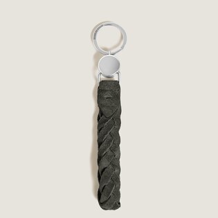 Loop Key Holder in Suede Leather
