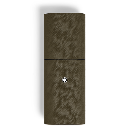 &Eacute;tui pour 2&nbsp;Instruments d'&Eacute;criture en Cuir Sartorial