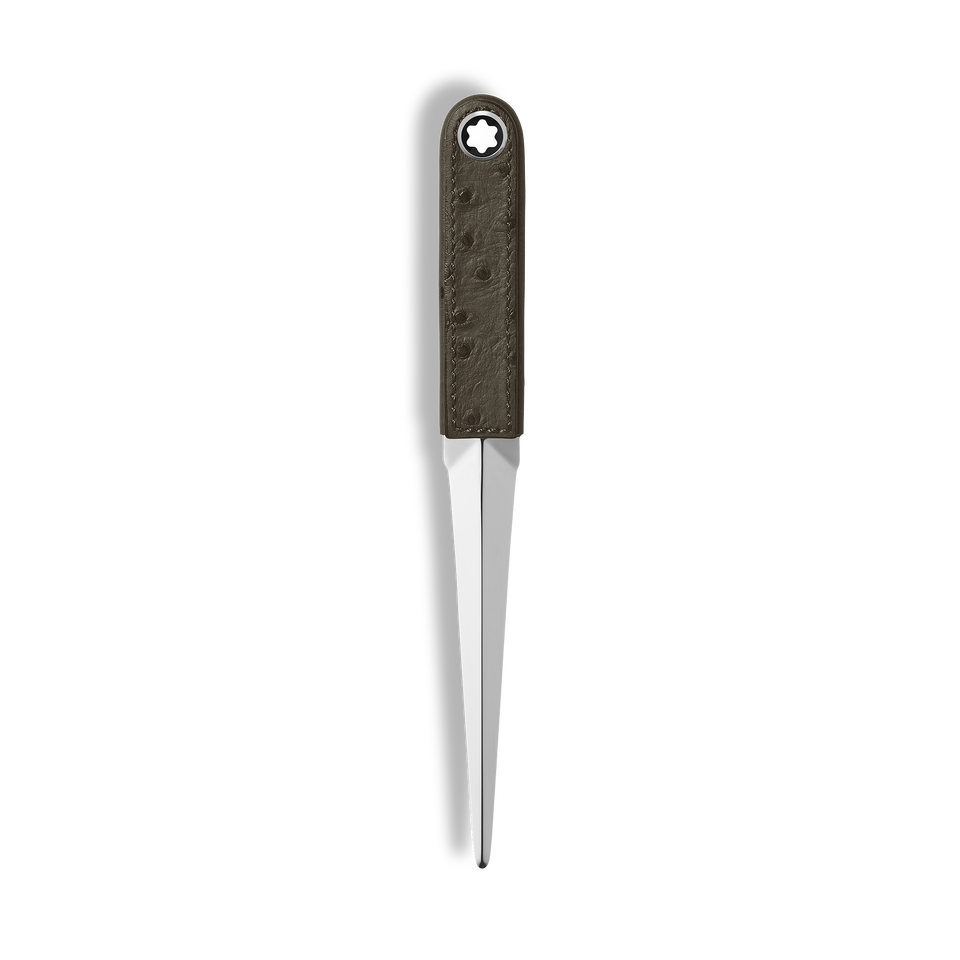 Letter Opener in Ostrich-Embossed Leather - 1