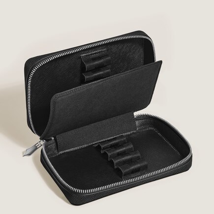 8-Pen Pouch with zip in Sartorial Leather