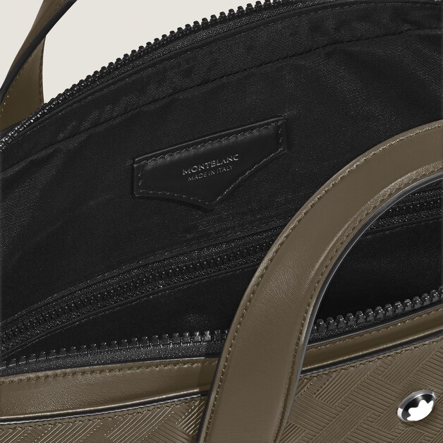 Thin Briefcase in Extreme Leather - 4