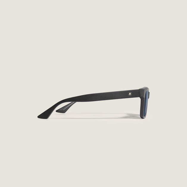 Squared Sunglasses with Black Acetate Frame - 2