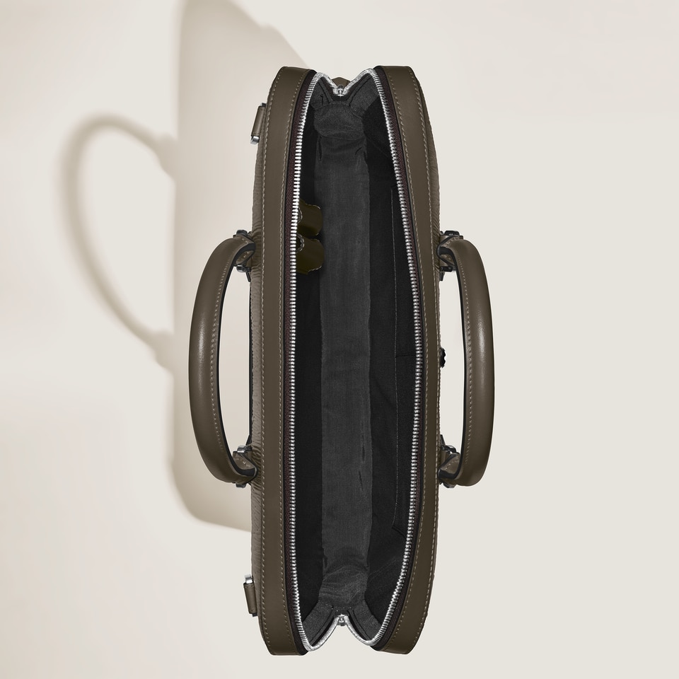 Thin Briefcase in Corteccia Sfumato Leather - 8