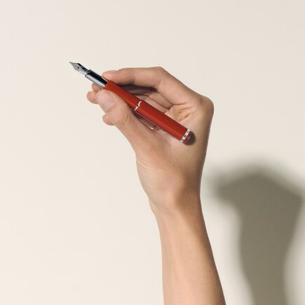 Stylo-Plume Montblanc Heritage Rouge et Noir &laquo;&nbsp;Baby&nbsp;&raquo; &Eacute;dition Sp&eacute;ciale Corail