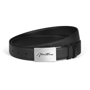 30 mm Reversible Belt in Sartorial Leather with Plate Buckle