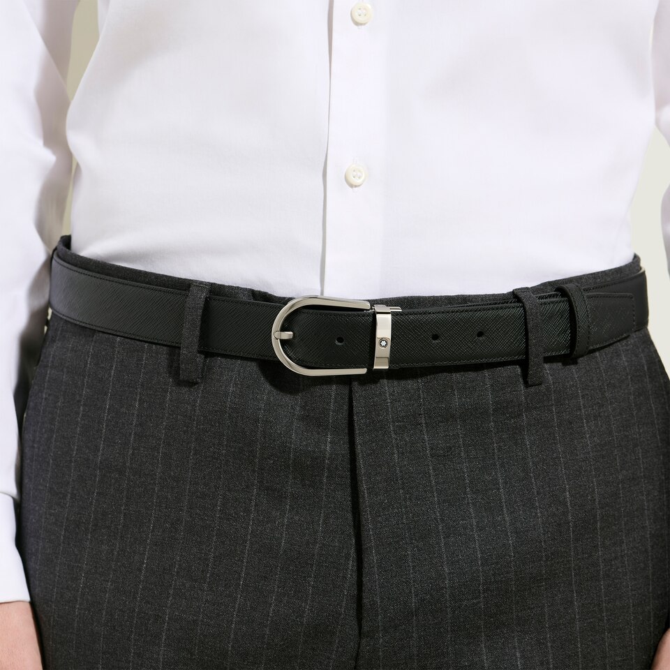 Horseshoe 30&nbsp;mm Reversible Belt in Sartorial Leather - 2