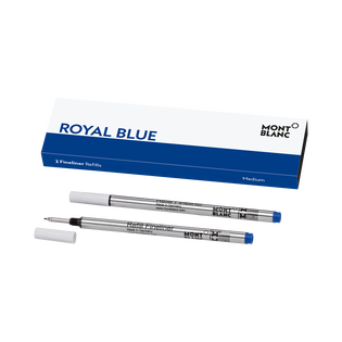 2 Fineliner Refills, Royal Blue - Medium