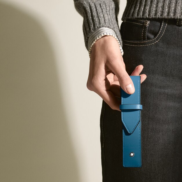 大班系列墨韵1支装笔袋 雾霾蓝 - 2