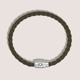 3 Rings Bracelet in Soft Leather