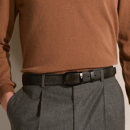 Horseshoe 35 mm Belt in Sartorial Leather
