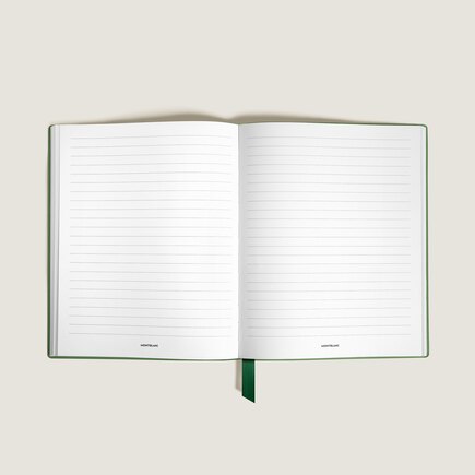 Small Notebook in Sartorial Leather, Lined Pages
