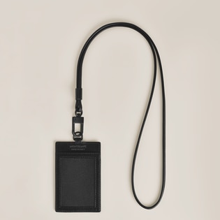 Card Holder with Strap in Extreme Leather