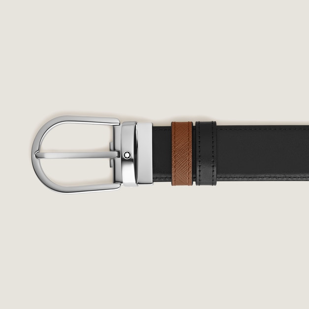 Horseshoe 35&nbsp;mm Reversible Belt in Sartorial Leather - 3