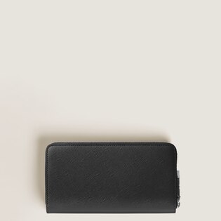 Sartorial wallet 12cc with zip