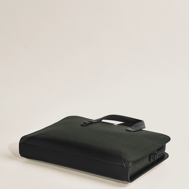 Thin Briefcase in Extreme Leather - 6