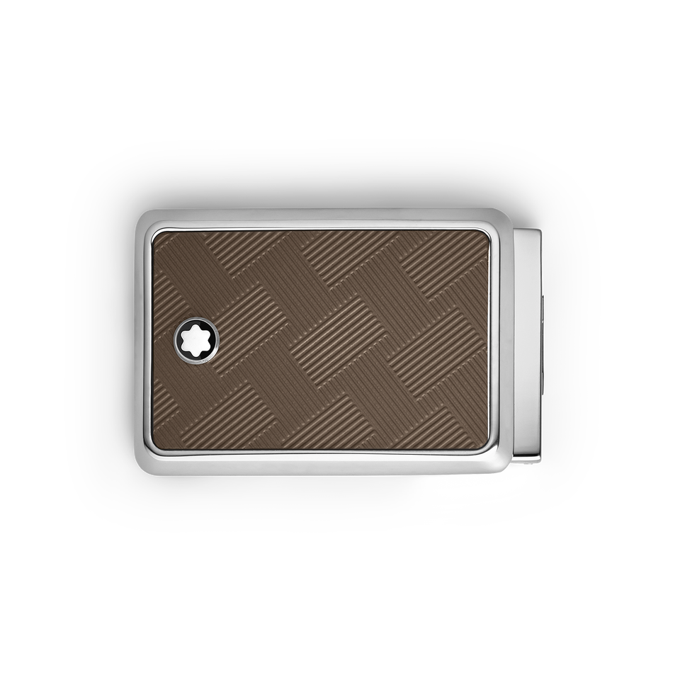 Marquetry plate buckle 35mm - 1
