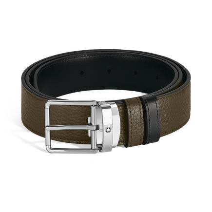 Ceinture R&eacute;versible Everyday 30 mm en Cuir Grain&eacute; 