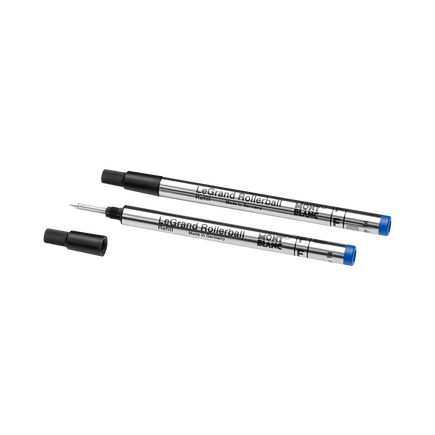 2 Rollerball LeGrand Refills, Royal Blue - Fine