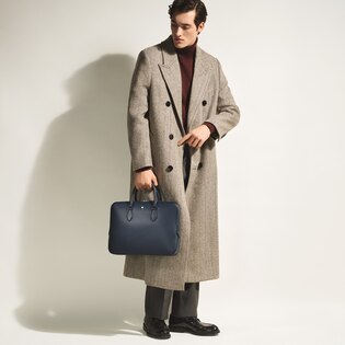 Thin Briefcase in Sartorial Leather