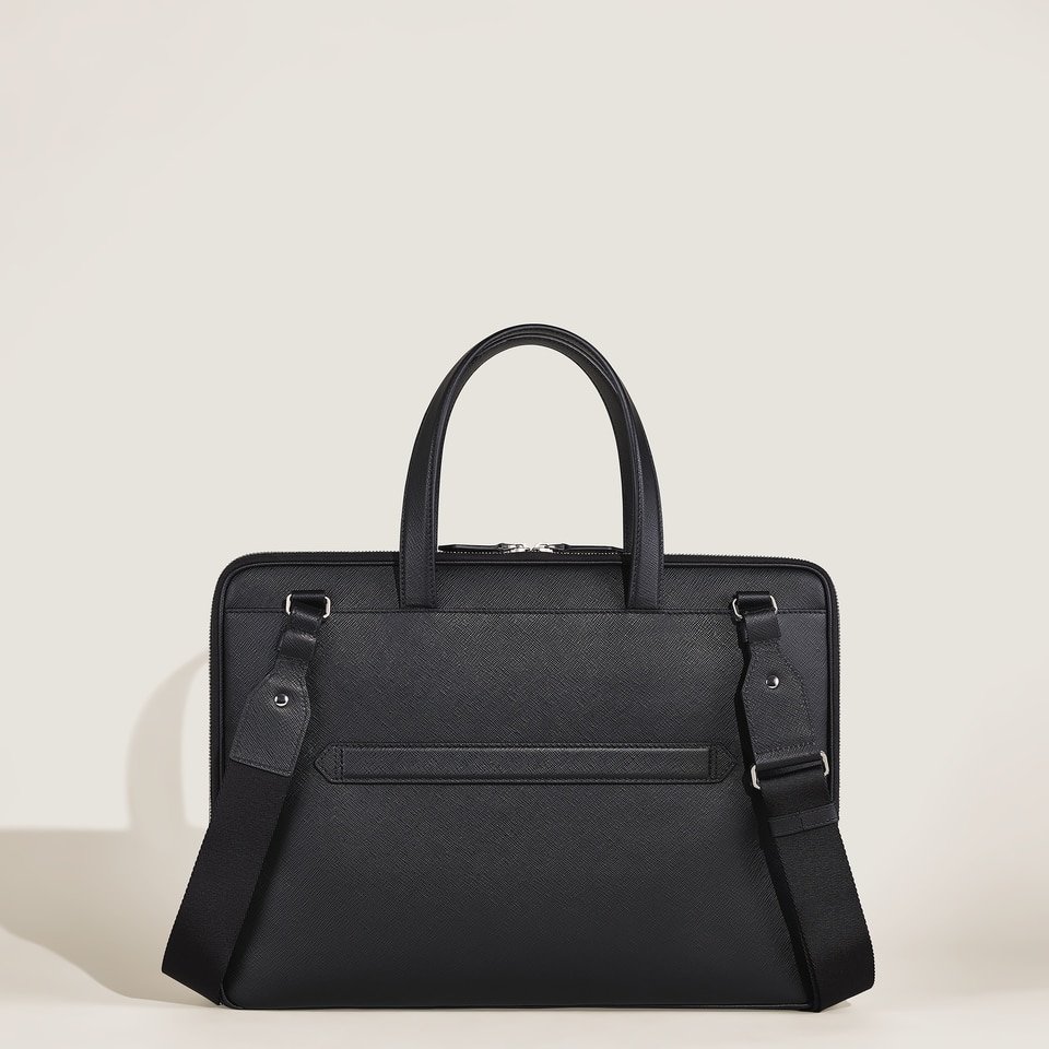 Thin Briefcase in Sartorial Leather - 5