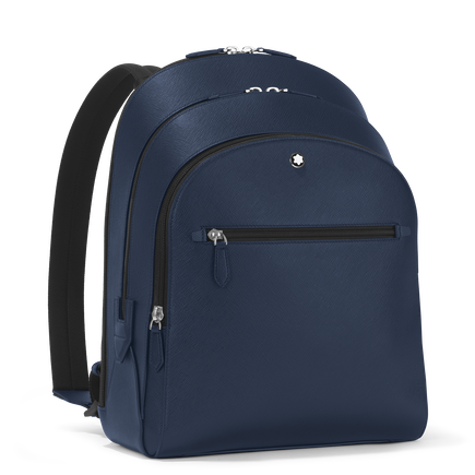 Sac à Dos Moyen Modèle avec 3 Compartiments en Cuir Sartorial