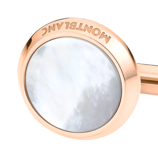 Meisterst&uuml;ck Cufflinks with Mother-of-Pearl Inlay