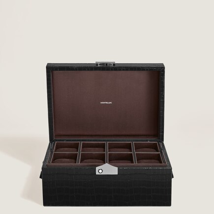 Watches Collector Box in Croco-Embossed Leather