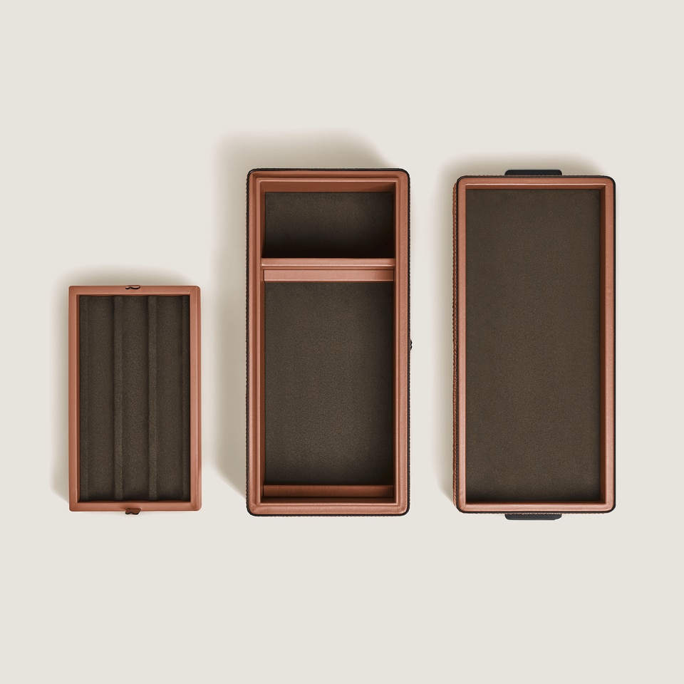 Pen Box in Corteccia Sfumato Leather - 6