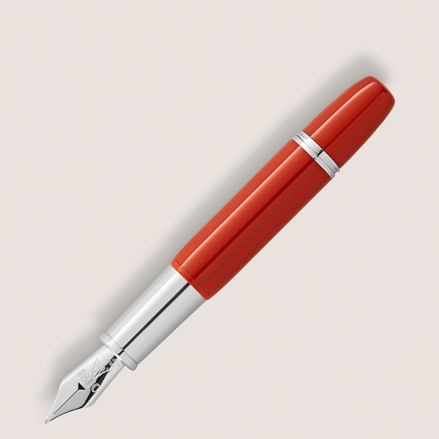Montblanc Heritage Rouge et Noir "Baby" Special Edition Coral-Coloured Fountain Pen - 5