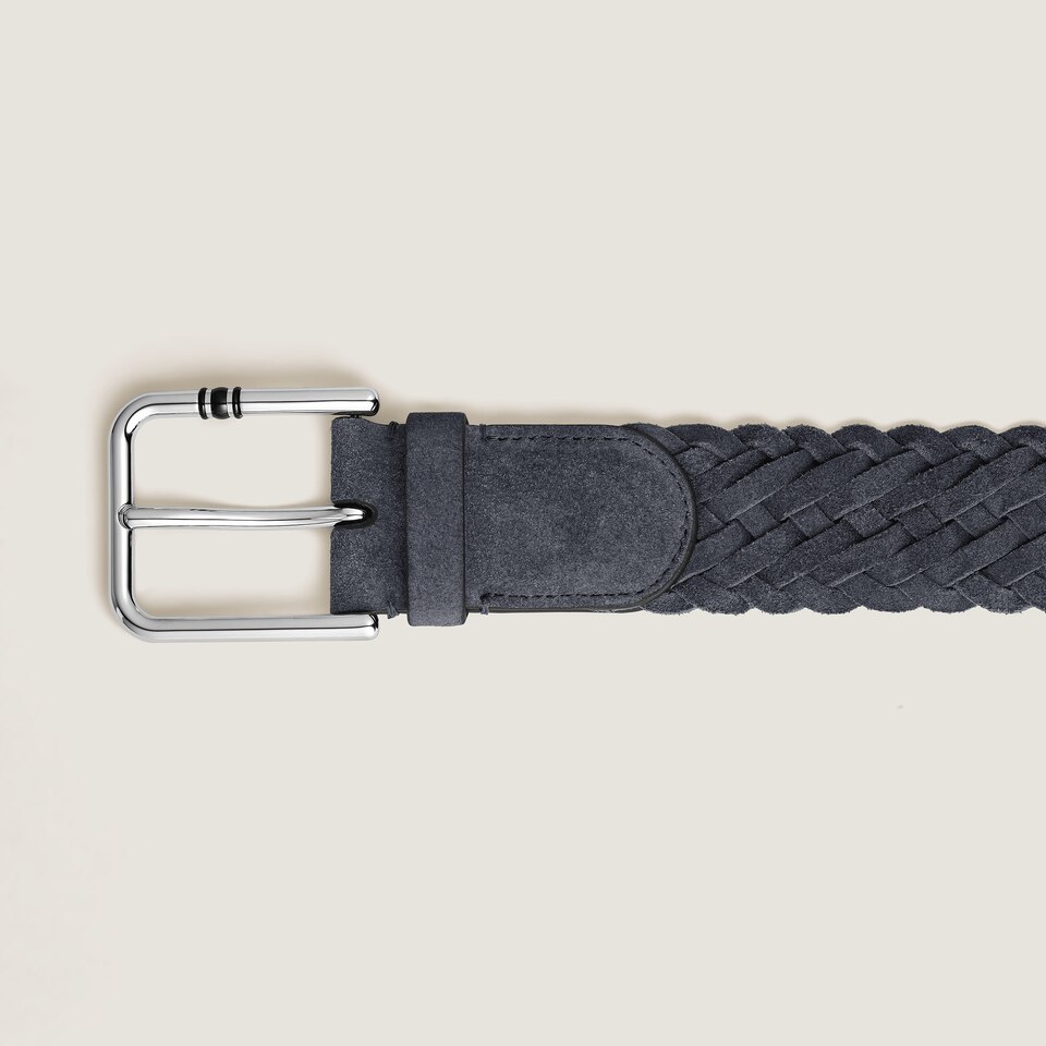 35 mm Belt in Suede with Square Meisterst&uuml;ck Buckle S - 2