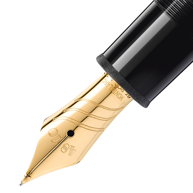 Pluma Estilográfica Meisterstück Calligraphy Plumín Curvo 149 con Revestimiento en Oro - 3