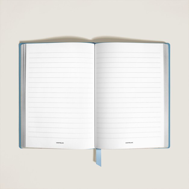 Notebook Medium, Saffiano Leather, Pale Blue - Lined Pages - 2