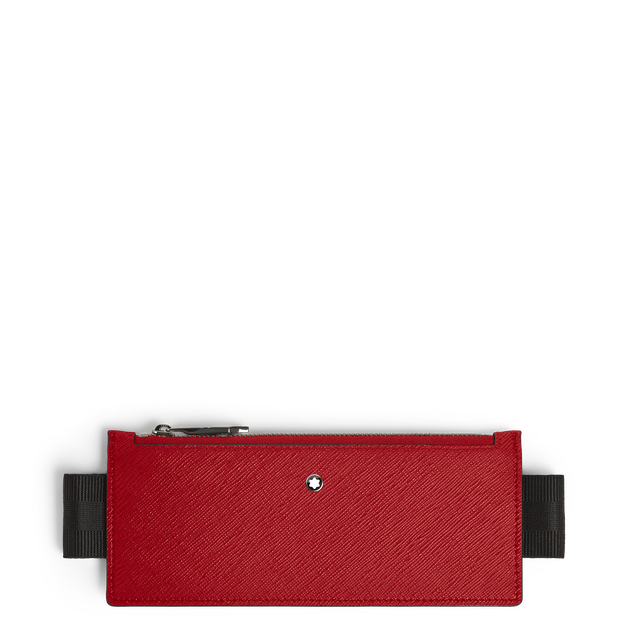 2-Pen Pouch with Elastic Band in Sartorial Leather - 1